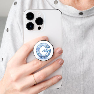 Minimalist Abstract Letter G  PopSocket