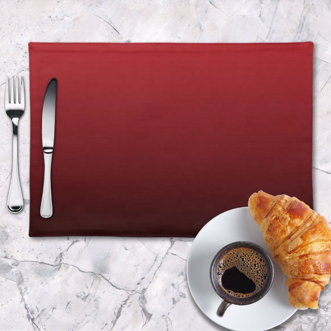 minimalist abstract marsala red burgundy maroon cloth placemat (minimalist abstract marsala red burgundy maroon cloth placemat)