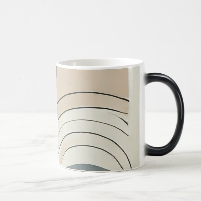 Minimalist Abstract Morphing Mug (Right)