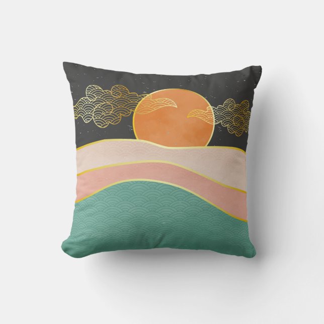 Minimalist Abstract nature, Throw Pillow (Front)