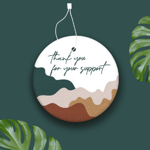 Minimalist Abstract Packaging Business Hang Tag