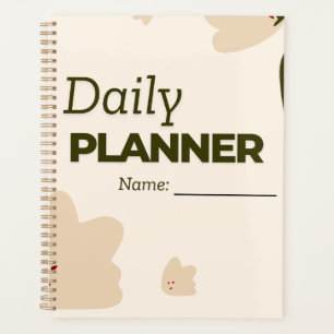 Minimalist Abstract Shapes Daily Planner