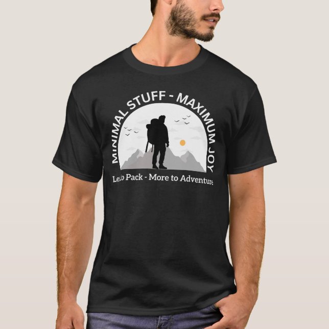 Minimalist Adventure Design Outdoor T-Shirt (Front)