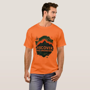 Minimalist Adventure T-Shirt – Cosmic Mountain Exp