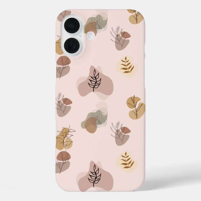 Minimalist Aesthetic Abstract Art Patterned Case-Mate iPhone Case (Back)