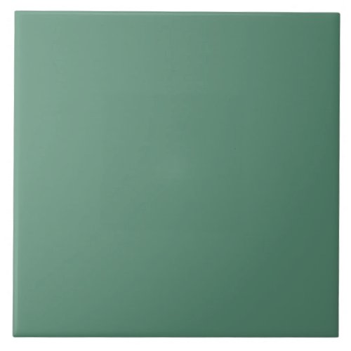 Minimalist Alexandrite Stone Green Solid Color  Ceramic Tile