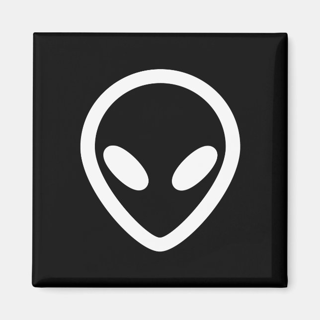 Minimalist Alien is watching you Magnet (Front)