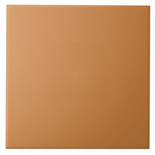 Minimalist Amber Waves of Grain  Solid Color Ceramic Tile