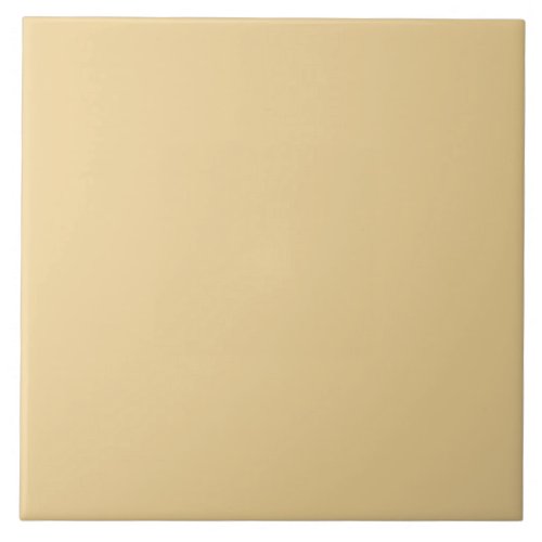 Minimalist Ambitiously Amber Yellow Solid Color  Ceramic Tile