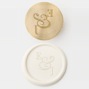 Minimalist Ampersand Wedding    Wax Seal Stamp
