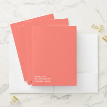 Minimalist And Modern Coral