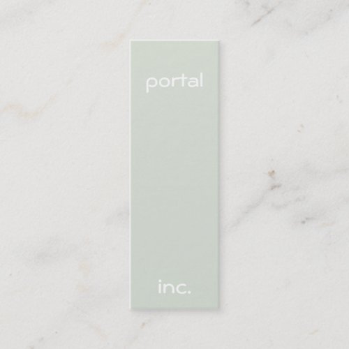 Minimalist and Modern Green Business Cards