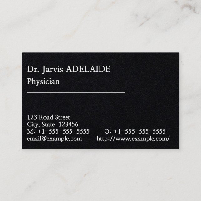 Minimalist and Simple Business Card (Front)