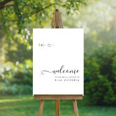 Any Event Elegant Bridal Shower Photo Welcome Sign
