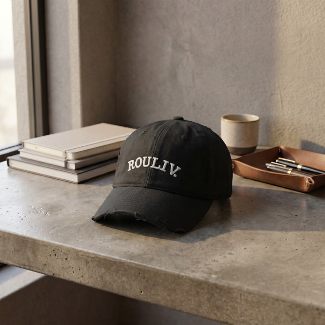 Minimalist Arch Custom | Classic Employee Uniform Embroidered Baseball Cap (Minimalist Arch Custom Baseball & Trucker Hat | Classic Employee Uniform Edition)