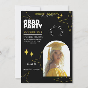 Minimalist Arch Graduate Photo Invite Class of 26