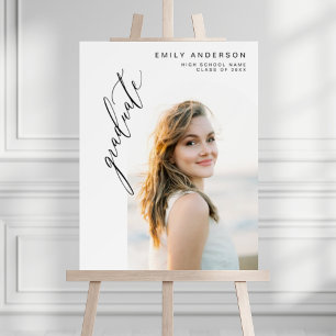 Minimalist Arch Graduation Photo Script Foam Board