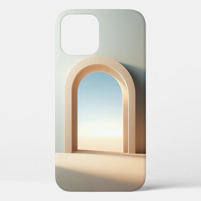 Minimalist Architectural Arch - Modern Aesthetic B Case-Mate iPhone Case (Back)