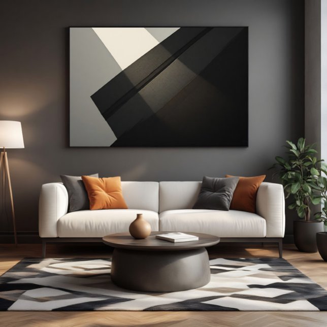 Minimalist Architecture Light and Shadow Canvas Print (Creator Uploaded)