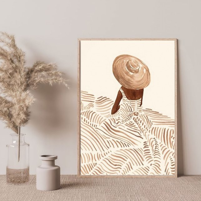 Minimalist Art Abstract Woman Dress Geometric Poster (Creator Uploaded)