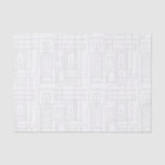 Minimalist Art Deco Style Pattern Tissue Paper