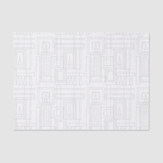 Minimalist Art Deco Style Pattern Tissue Paper