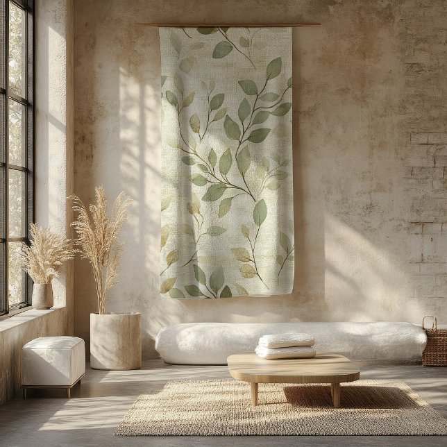 Minimalist Art Fleece Blanket | Home & Living (Soft, neutral fleece throw that brings warmth and clean style to any living space.)