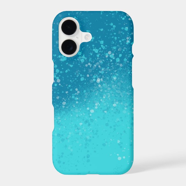 Minimalist Art: Fractured Ice iPhone Case (Back)