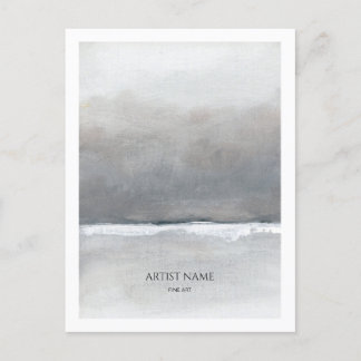 Minimalist Artist Postcard Template