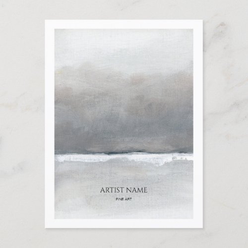 Minimalist Artist Postcard Template