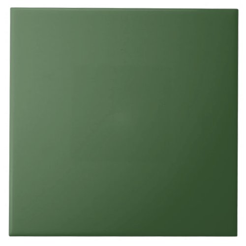 Minimalist Arugula Green Plain Solid Color  Ceramic Tile