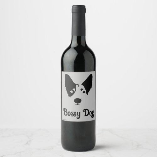 Minimalist Australian Cattle Dog Product Label