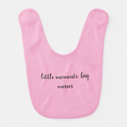 Minimalist Authentic Baby Bib