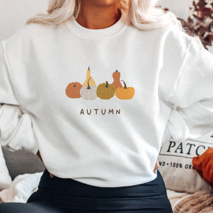 Minimalist Autumn Pumpkins Sweatshirt