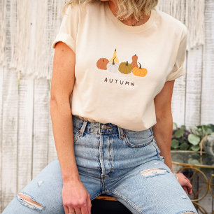 Minimalist Autumn Pumpkins T-Shirt