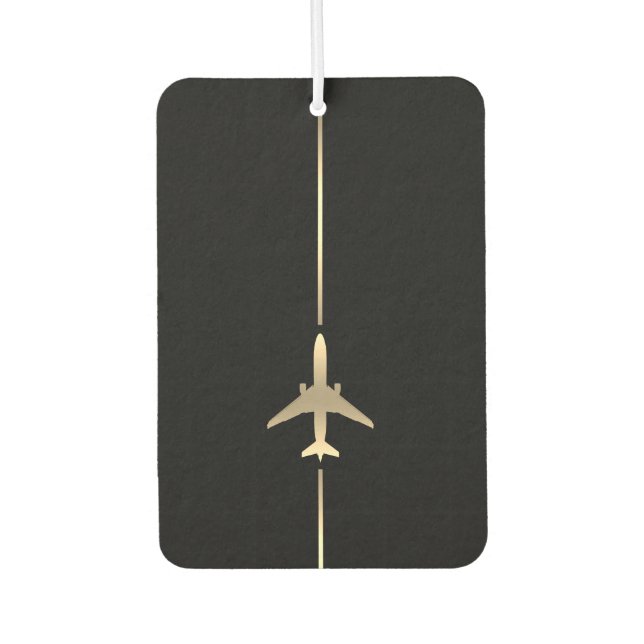 Minimalist Aviation Air Freshener (Front)