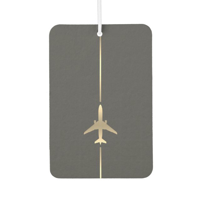 Minimalist Aviation Air Freshener (Front)