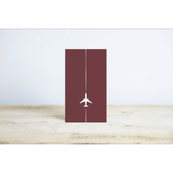 Minimalist Aviation Business Card by istanbuldesign at Zazzle