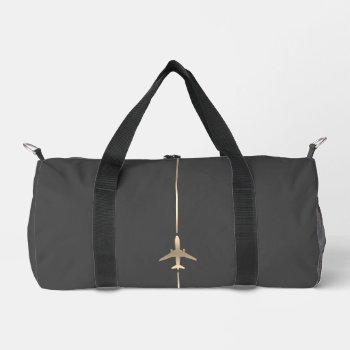 Minimalist Aviation Duffle Bag by istanbuldesign at Zazzle