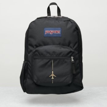 Minimalist Aviation Jansport Backpack by istanbuldesign at Zazzle