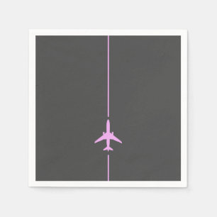 Minimalist Aviation Napkins