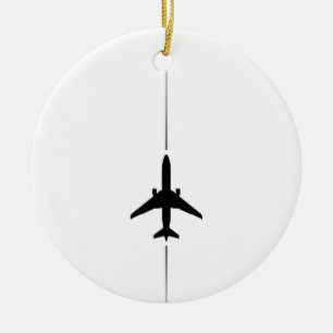 Minimalist Aviation Ornament