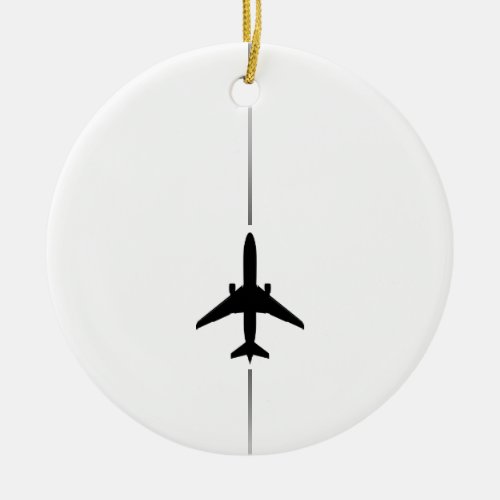 Minimalist Aviation Ornament