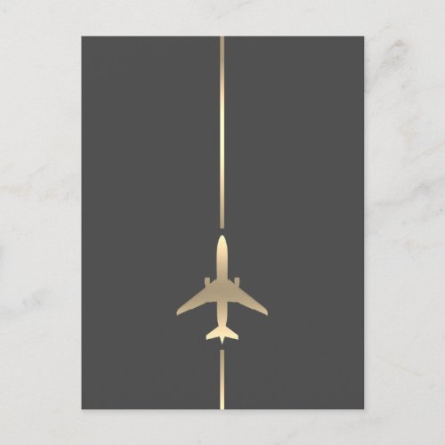 Minimalist Aviation Post Card