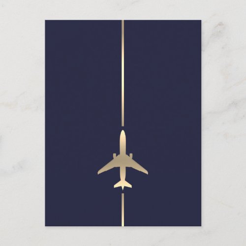 Minimalist Aviation Post Card