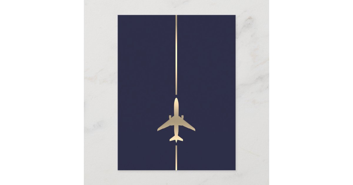 Minimalist Aviation Post Card