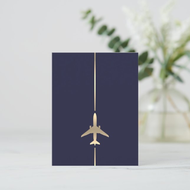 Minimalist Aviation Post Card
