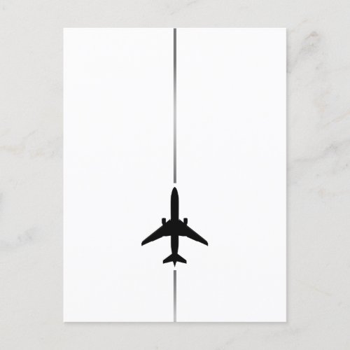 Minimalist Aviation Post Card