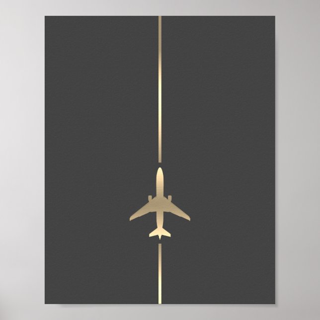 Minimalist Aviation Poster (Front)