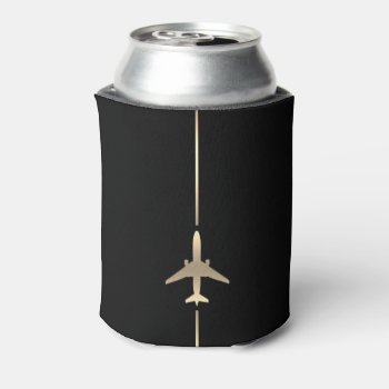 Minimalist Aviation Seltzer Can Cooler by istanbuldesign at Zazzle